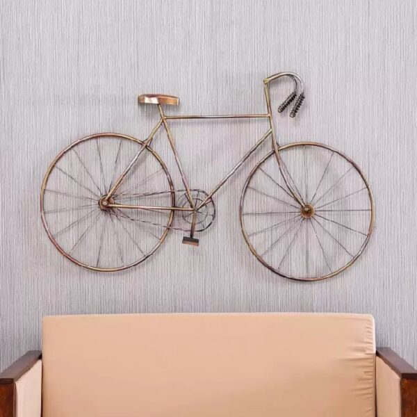Antique Racing Bicycle Metal Wall Art Decor YF Decor