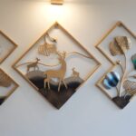 Deer in Diamond Iris Frame Wall Art (Set of 3) photo review