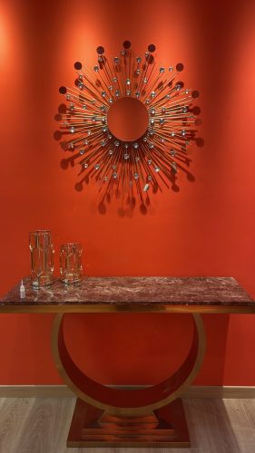 Glamorous Starburst Metal Wall Decorative Mirror photo review