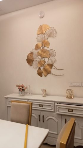 3D Ginkgo Leaves Collection Metal Wall Art photo review