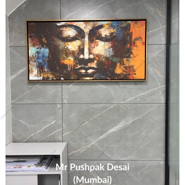 Abstract Design Buddha Painting - Image 2