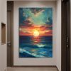 Storms End Sunrise Landscape Painting
