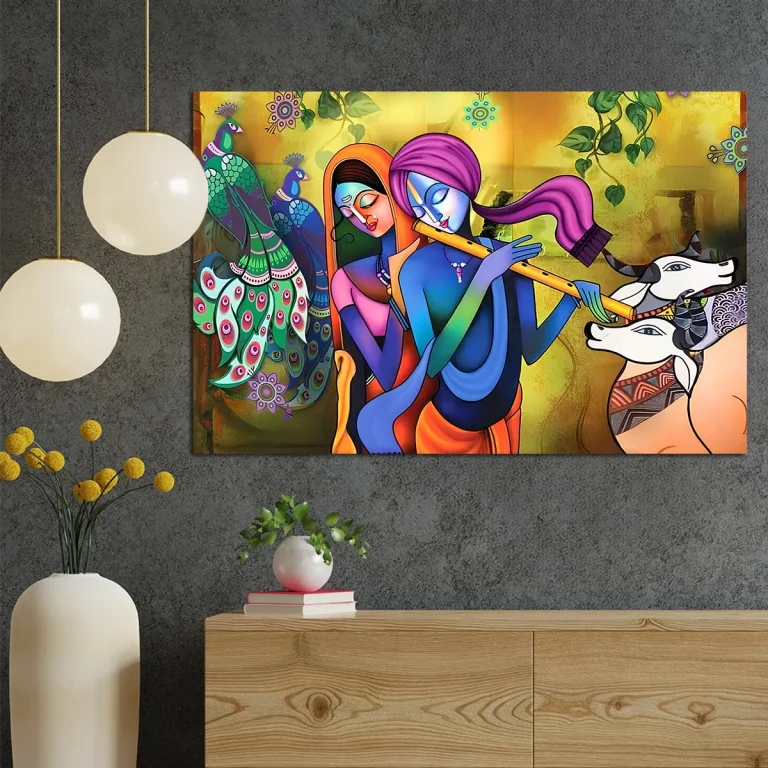 Radha Krishna Painting for Bedroom