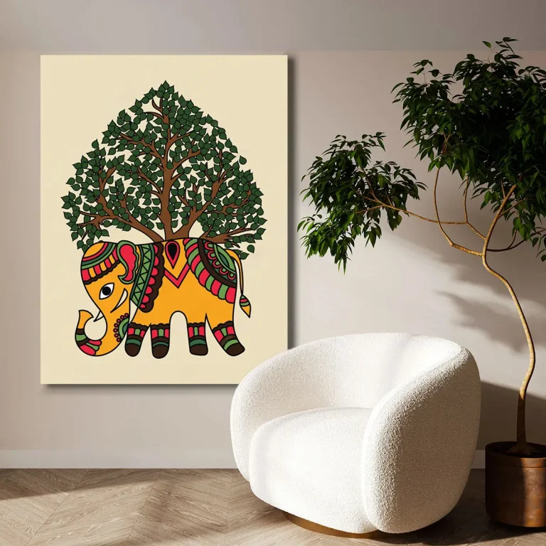 Elephant painting for Bedroom Vastu