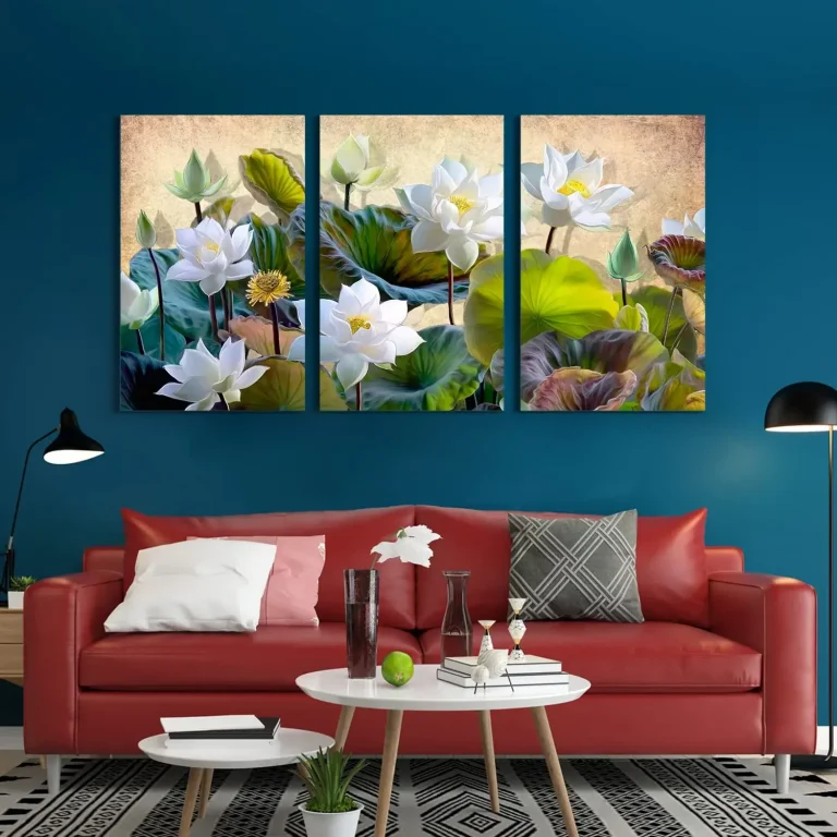 Lotus Flower Painting Vastu - YF Decor