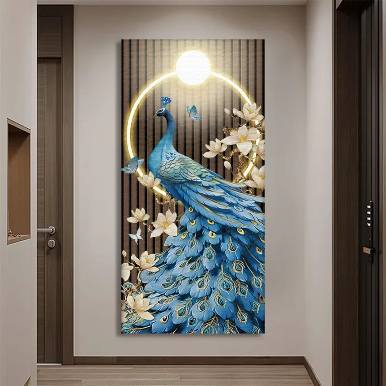 Peacock Painting for Office