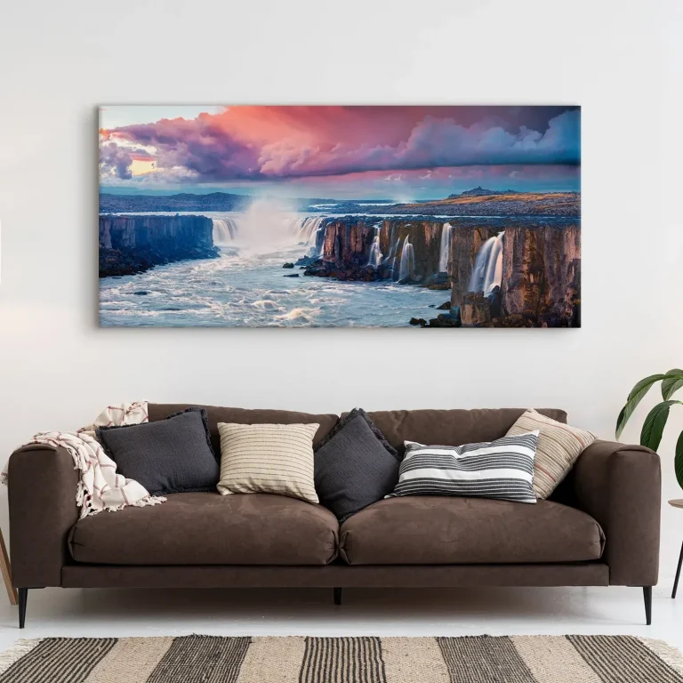 Waterfall Painting for Office