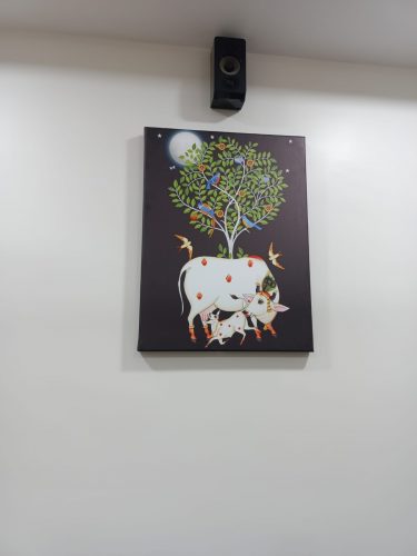 Tree of Life with Cow Pichwai Painting photo review