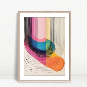 Chromatic Curves Flowing Composition