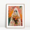 Ghostly Blooms in Vivid Colors