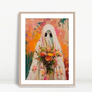 Ghostly Blooms in Vivid Colors