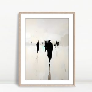 Distant Silhouettes in Minimalist Space
