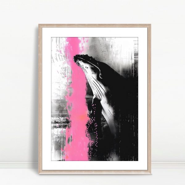 Pink Cascade Whale Dreamscape