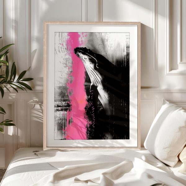 Pink Cascade Whale Dreamscape - Image 5