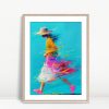 Whimsical Walk in Color Burst