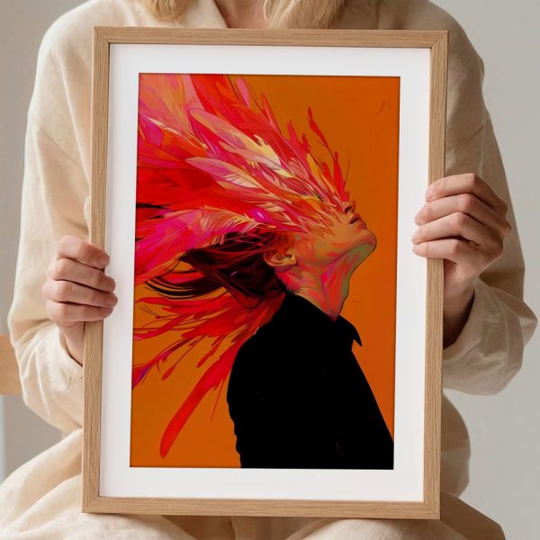 Orange Burst Feathered Vision - Image 2