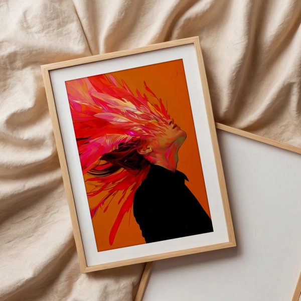 Orange Burst Feathered Vision - Image 3