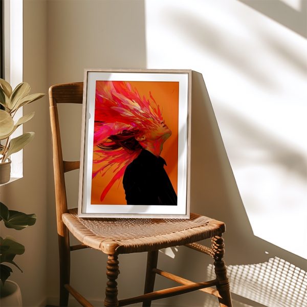 Orange Burst Feathered Vision - Image 4