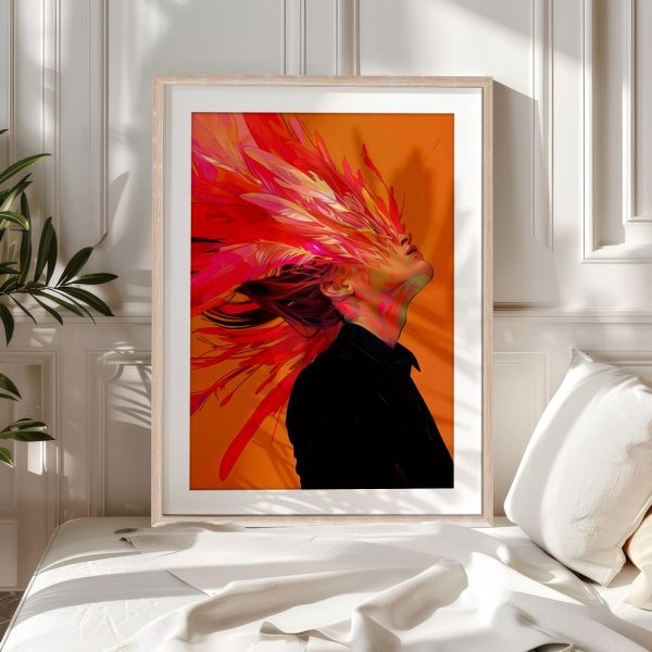 Orange Burst Feathered Vision - Image 5