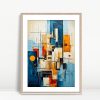 Urban Blueprint Geometric Abstract