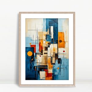 Urban Blueprint Geometric Abstract