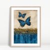 Sapphire Flight Glitter Butterflies