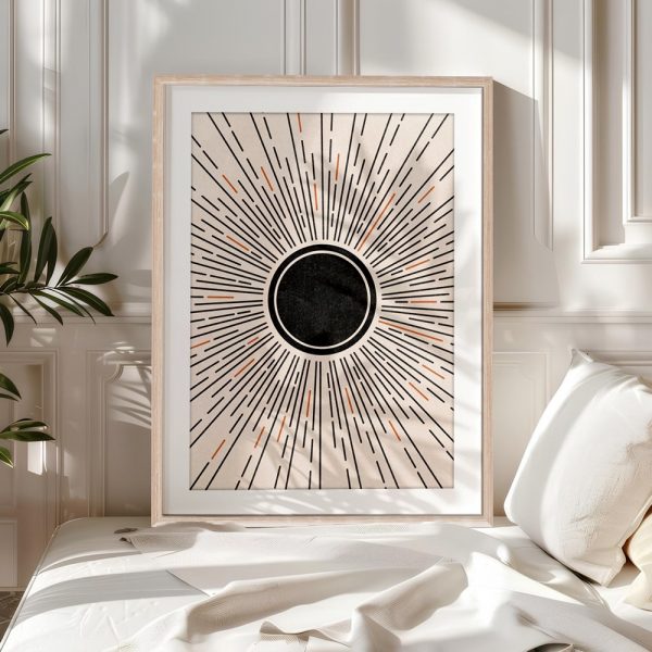 Radiating Black Circle Centerpiece - Image 5