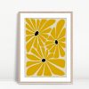 Three Yellow Daisies Clustered