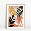 Tropical Leaves with Abstract Shapes