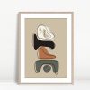 Stacked Organic Shapes Boho Balance