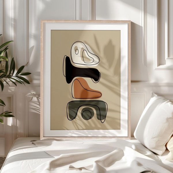 Stacked Organic Shapes Boho Balance - Image 5
