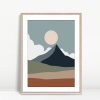 Mountain Peak with Full Sun