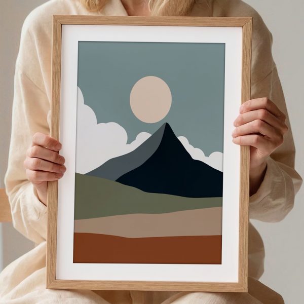 Mountain Peak with Full Sun - Image 2