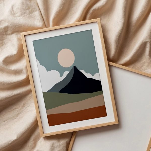 Mountain Peak with Full Sun - Image 3