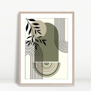 Olive Arches and Leaf Dance