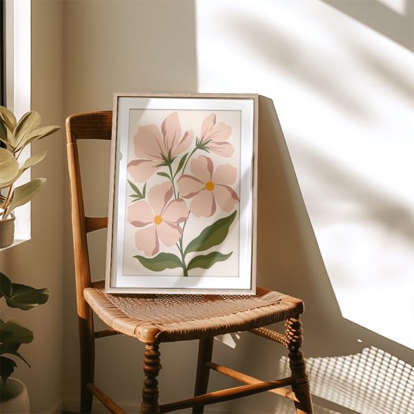 Terracotta Floral Trio Boho Print - Image 4