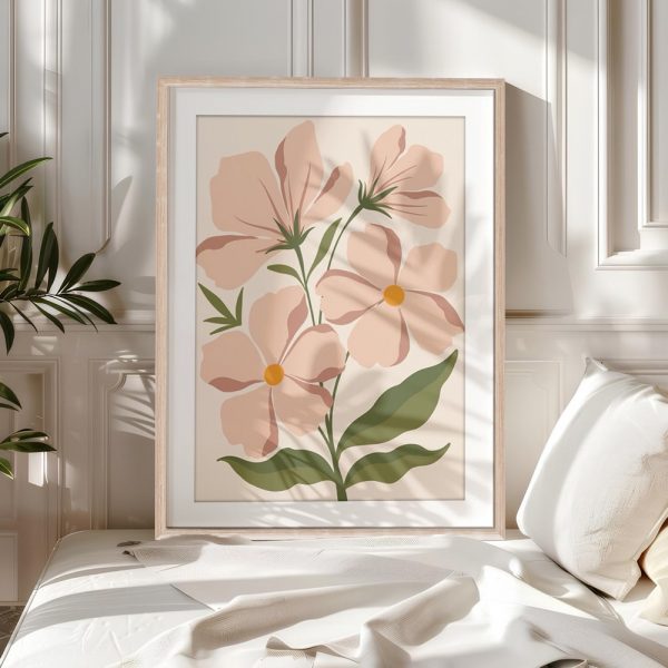Terracotta Floral Trio Boho Print - Image 5