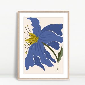 Sage Green Boho Bold Flower