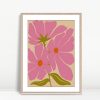 Colorful Boho Floral Arrangement Art