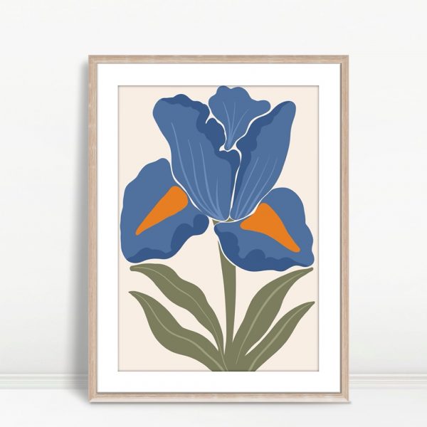 Layered Terracotta Boho Floral Art
