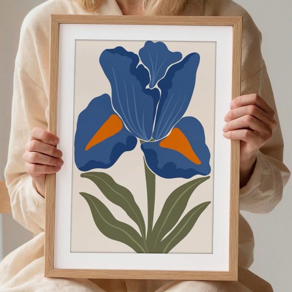 Layered Terracotta Boho Floral Art - Image 2