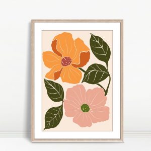 Bold Jungle Leaf Boho Print