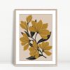 Golden Florals on Retro Boho