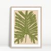 Tropical Boho Fern Leaf Illustration
