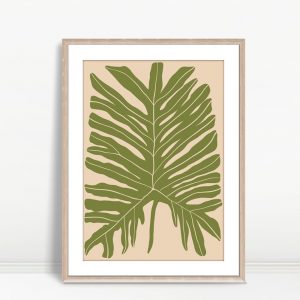 Tropical Boho Fern Leaf Illustration