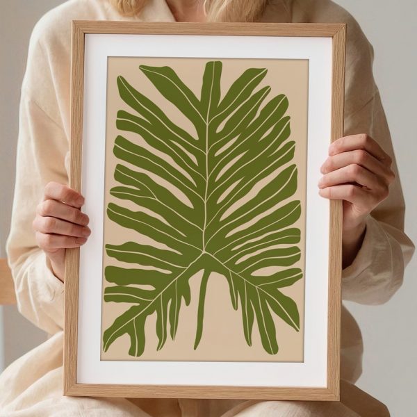 Tropical Boho Fern Leaf Illustration - Image 2