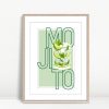 Fresh Mojito Cocktail Art Print