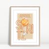 Aperol Spritz Citrus Bar Wall Art