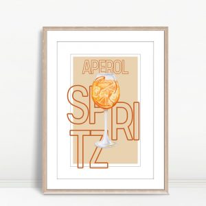 Aperol Spritz Citrus Bar Wall Art