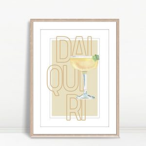 Classic Daiquiri Glass Art